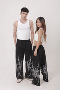 Arcane Spikes Unisex  Baggy Bottoms