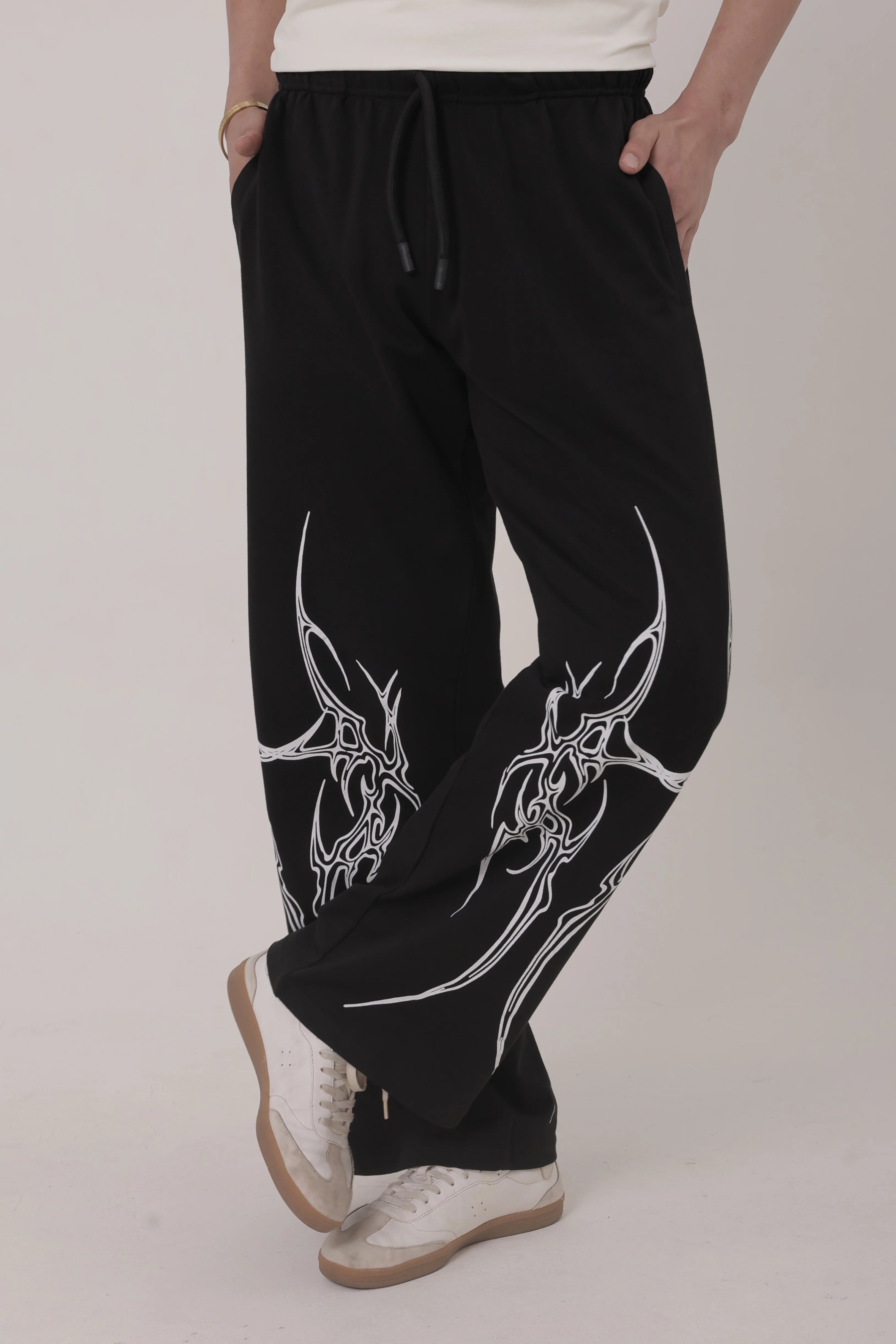 Arcane Spikes Unisex  Baggy Bottoms